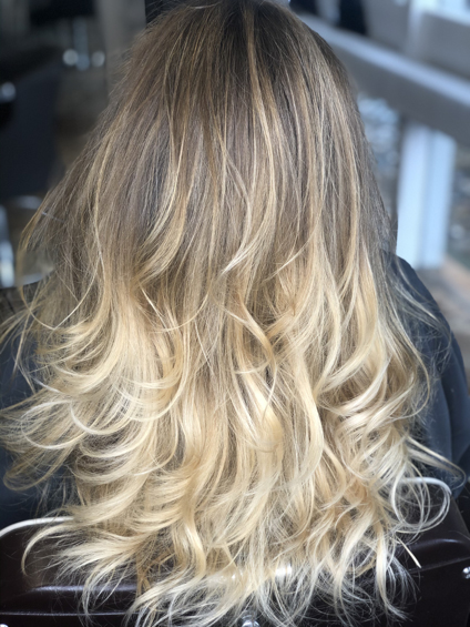 Blond balayage